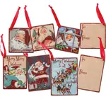 Gift Tag | Single Reusable | Retro Santas