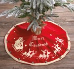 Tree Skirt | Vintage "Merry Christmas"