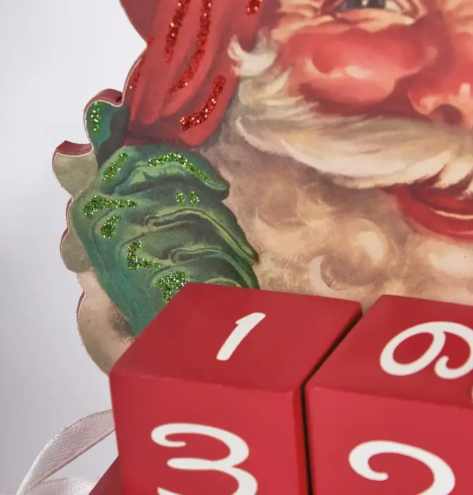 Advent Block Countdown | Santa "Days to Go"