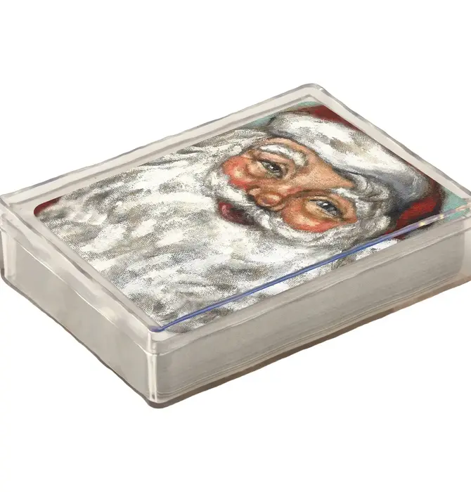 Playing Cards | Hand-Painted Santa