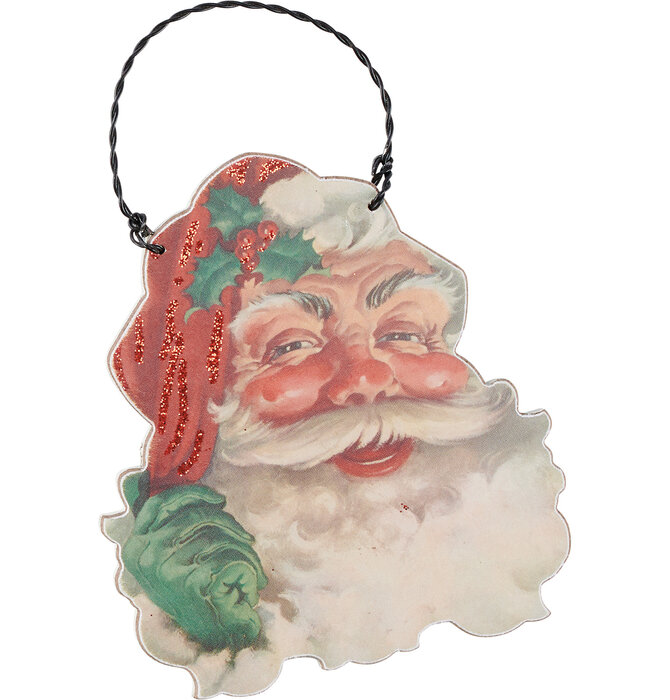 Ornament | Retro Santa