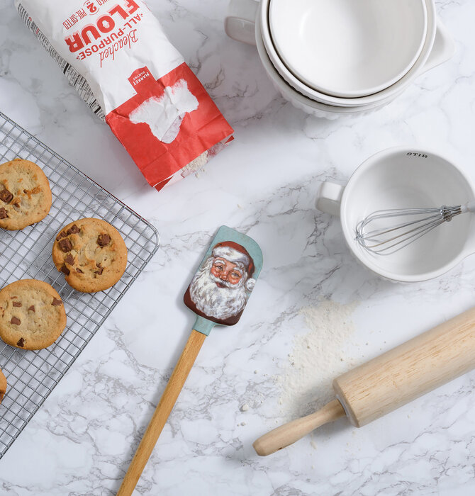 Utensil | Spatula | Hand-Painted Santa