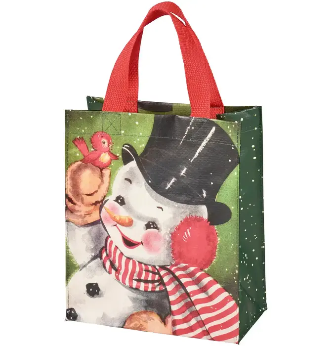 Bag | Daily Tote | Retro Snowman