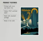 Postcard | Oklahoma City Retro Skyline