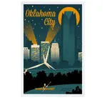 Postcard | Oklahoma City Retro Skyline