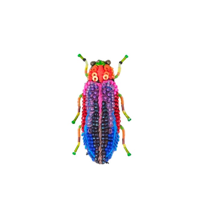 Brooch Pin | Metallic Beetle