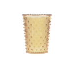 Candle | Hobnail Glass Jar | Ginger Fizz