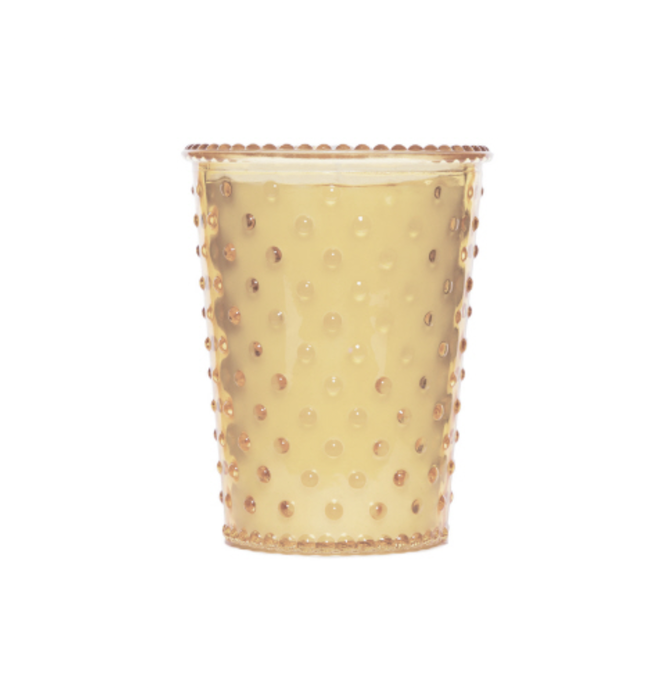 Candle | Hobnail Glass Jar | Ginger Fizz