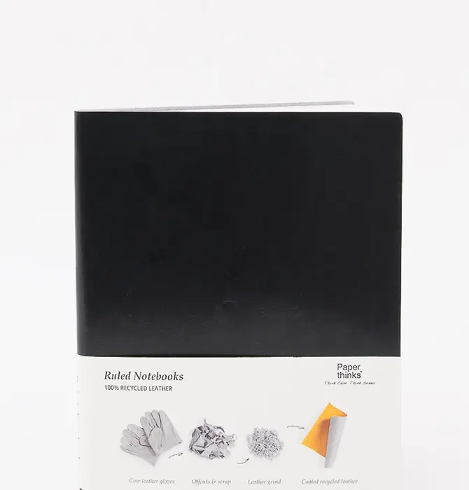Notebook | Recycled Leather | XL Ruled