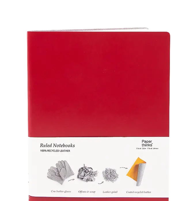 Notebook | Recycled Leather | XL Ruled