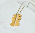 Necklace | Reflected Hills | Gold Plated