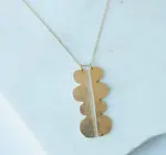 Necklace | Reflected Hills | Gold Plated