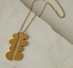 Necklace | Reflected Hills | Gold Plated