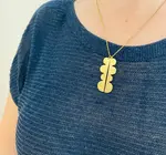 Necklace | Reflected Hills | Gold Plated