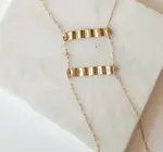 Necklace | Wave Ladder | Gold Plated