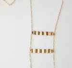 Necklace | Wave Ladder | Gold Plated