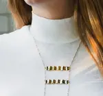 Necklace | Wave Ladder | Gold Plated