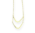 Necklace | Layered Valley | Gold Plated