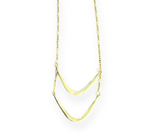 Necklace | Layered Valley | Gold Plated