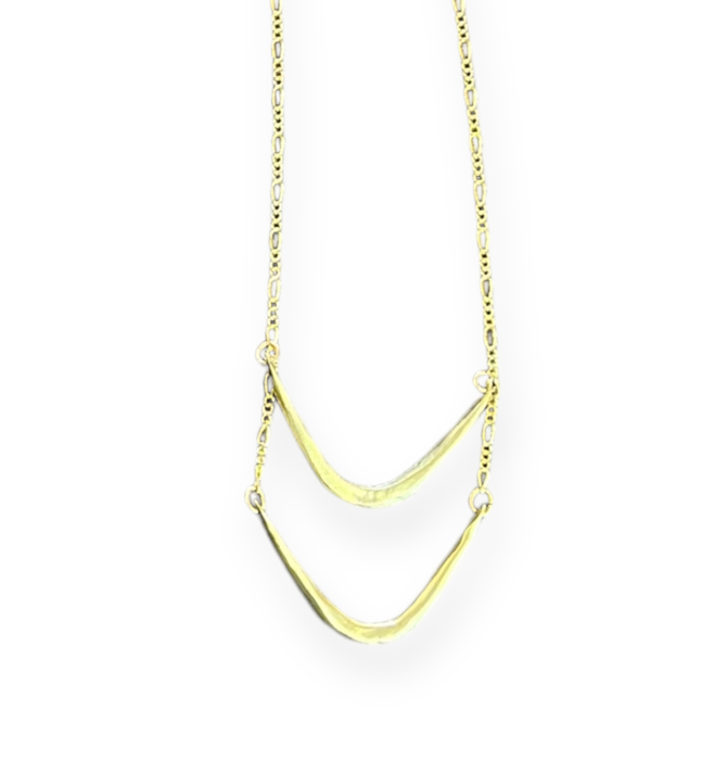 Necklace | Layered Valley | Gold Plated