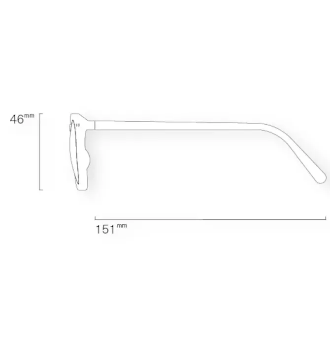 Glasses Readers | #E Trapezoid | Ceramic Beige