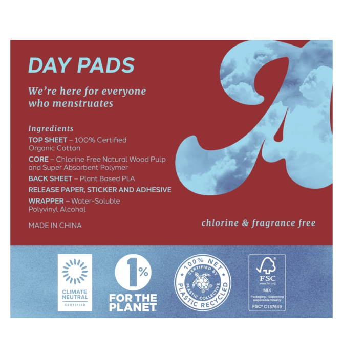 Day Pads | Organic Cotton | 16-Count