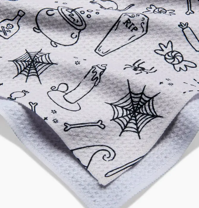 Tea Towel | Microfiber Halloween | Magic White