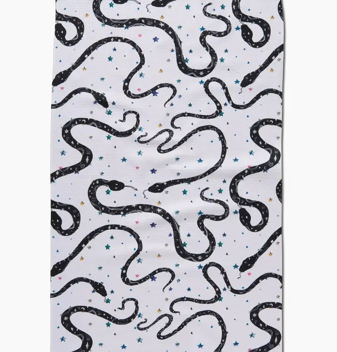 Tea Towel | Microfiber | Cosmic Snakes
