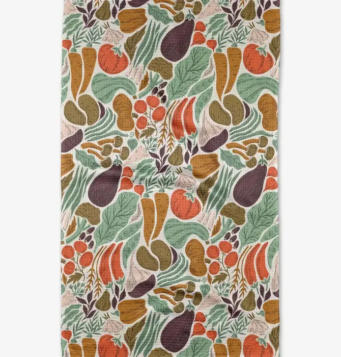 Tea Towel | Microfiber Autumn | Twila (Harvest Veggies)