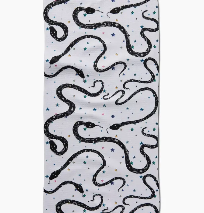 Bar Towel | Microfiber | Cosmic Snakes