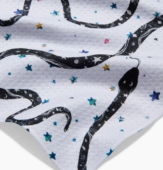 Bar Towel | Microfiber | Cosmic Snakes