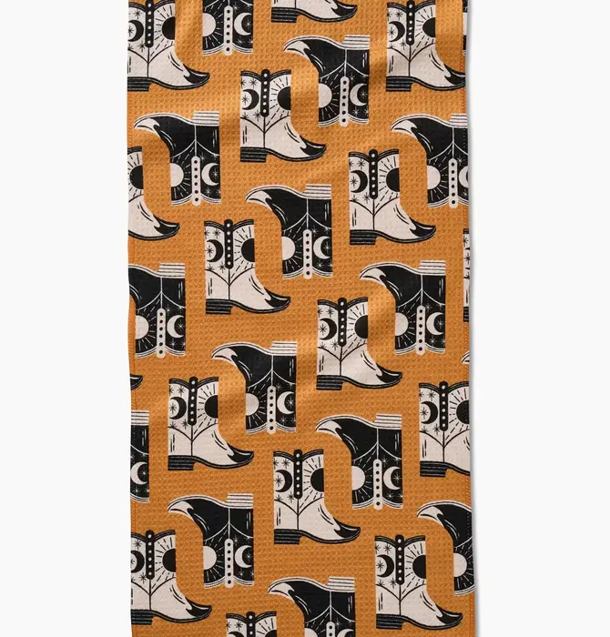 Bar Towel | Microfiber | Cowboy Boots