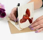 Ornament + Notecard | Bronze | Cardinal
