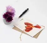 Ornament + Notecard | Bronze | Cardinal