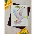 x-Ornament + Notecard | Bronze | Peace Dove