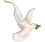 x-Ornament + Notecard | Bronze | Peace Dove