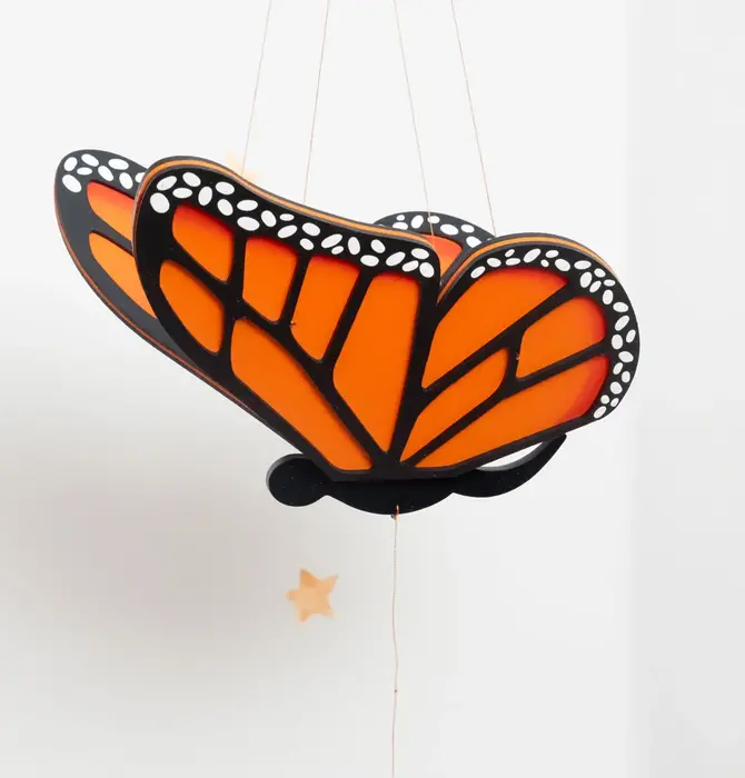 Mobile | Flying Monarch Butterfly