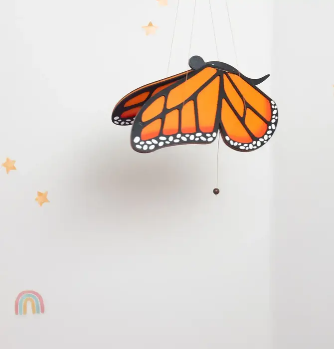 Mobile | Flying Monarch Butterfly