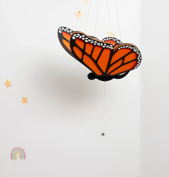 Mobile | Flying Monarch Butterfly