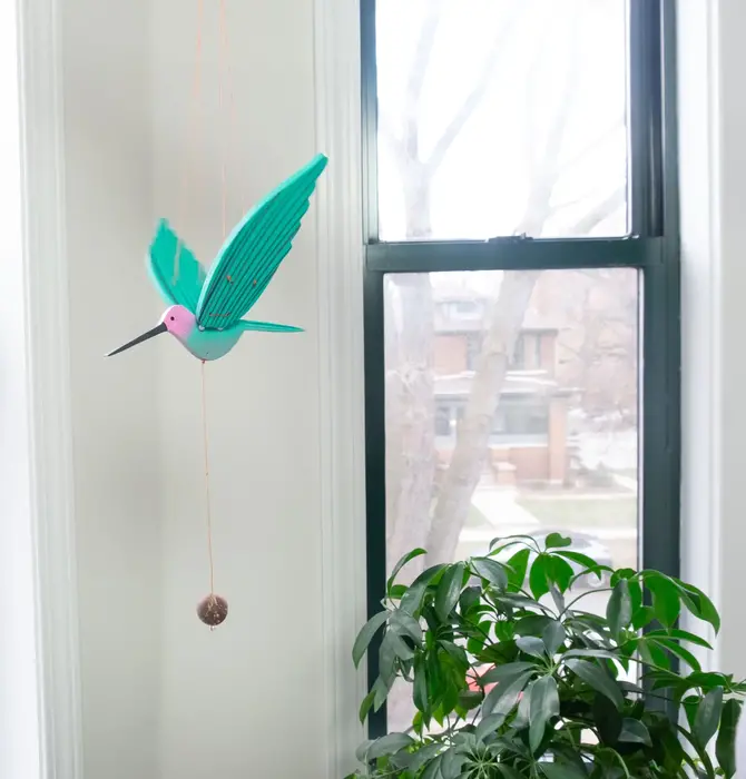 Mobile | Flying | Hummingbird - Pink Anna's