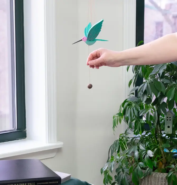 Mobile | Flying | Hummingbird - Pink Anna's