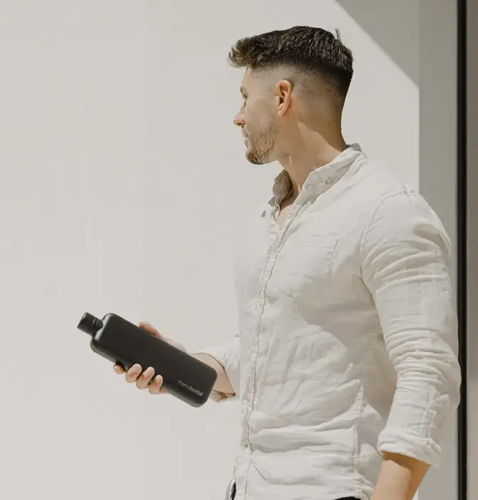 Memobottle Slim | Stainless Steel