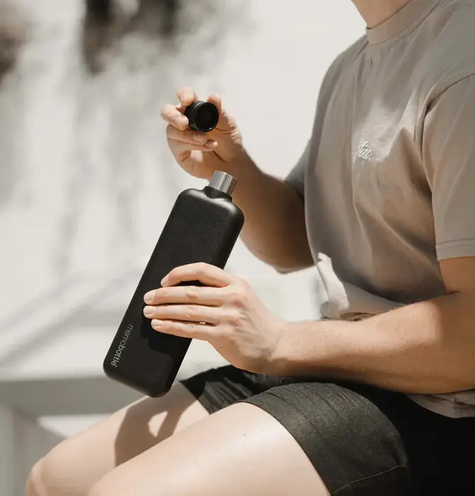 Memobottle Slim | Stainless Steel