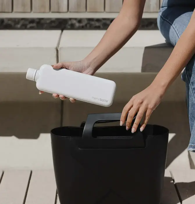 Memobottle Slim | Stainless Steel