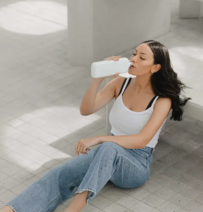 Memobottle Slim | Stainless Steel