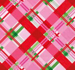 Napkins | Holiday Cocktail | Pink Plaid