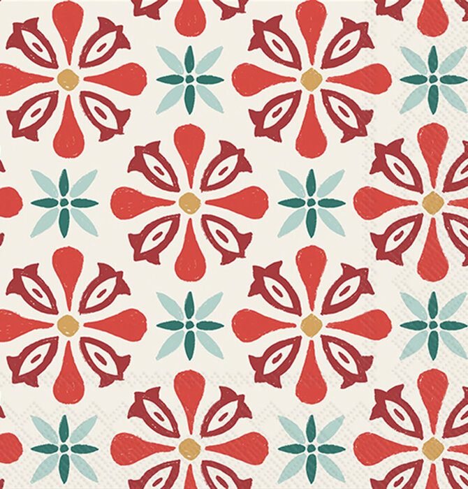 Napkins | Holiday Cocktail | Star Pattern