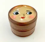 Container | Wooden | Doll Face