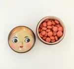 Container | Wooden | Doll Face