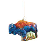 Ornament | 3D Glass | Colorful Thunder Bison